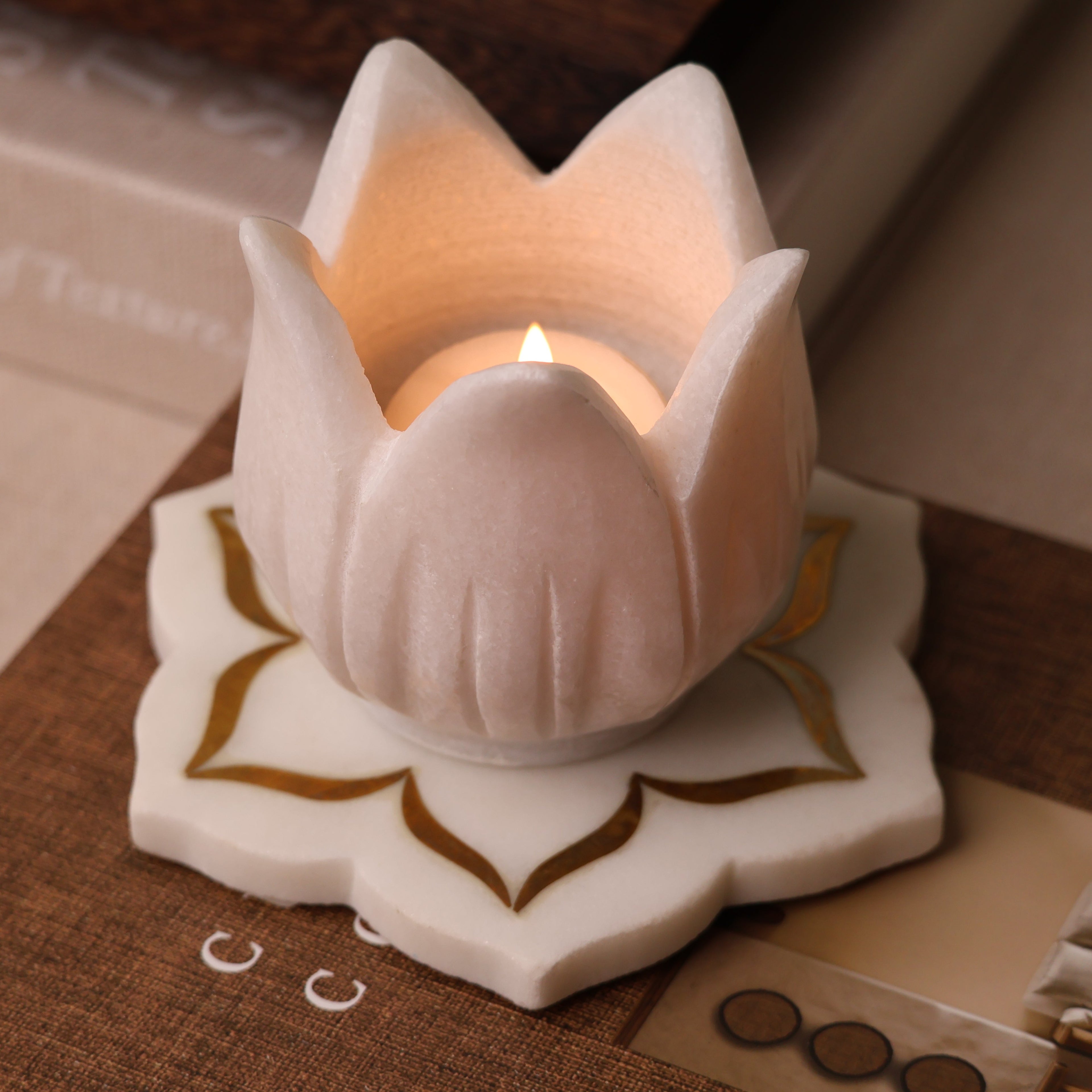 Meher Marble Coaster Set of 2